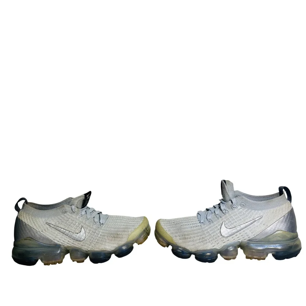 Nike Air VaporMax Flyknit 3 Pure Platinum 2019 AJ6910-100 Women's Sz‎ 7